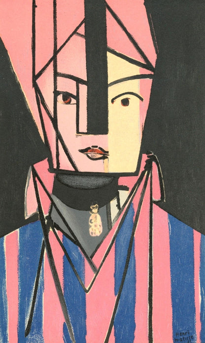 Henri Matisse, Tte Blanche Et Rose, Portraits Par Henri Matisse, Lithograph