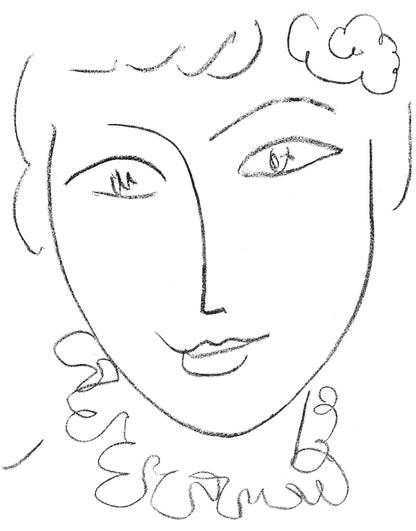 Henri Matisse, La Pompadour (Duthuit 670), Portraits Par Henri Matisse, Lithograph