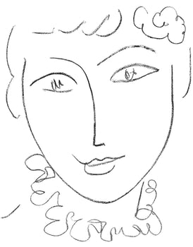 Henri Matisse, La Pompadour (Duthuit 670), Portraits Par Henri Matisse, Lithograph