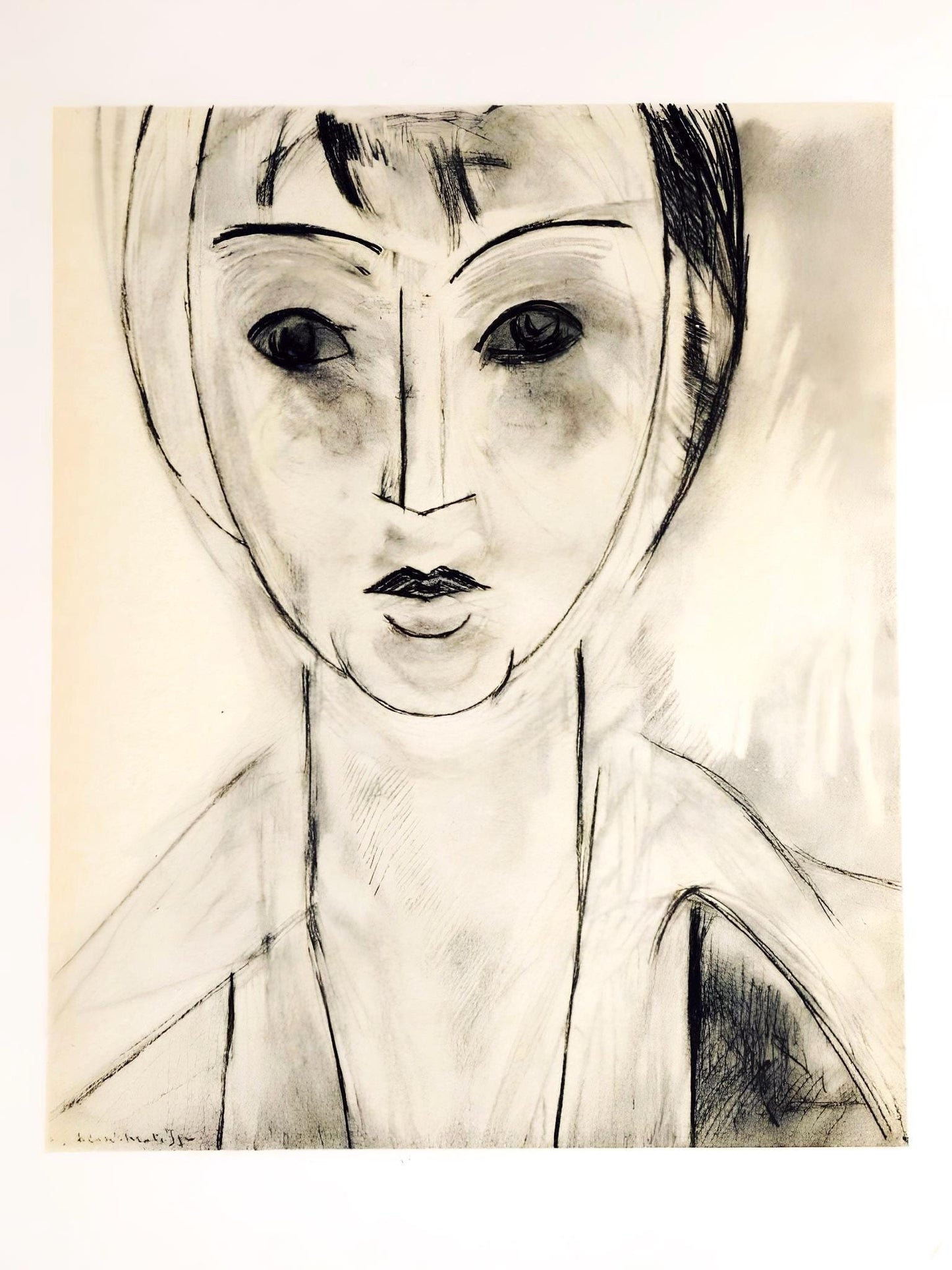 Henri Matisse, Madame Josette Gris, Portraits Par Henri Matisse, Hliogravure