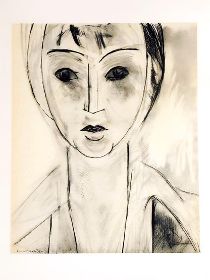 Henri Matisse, Madame Josette Gris, Portraits Par Henri Matisse, Hliogravure