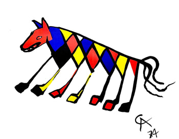 Alexander Calder, Beastie, Braniff International Airways Flying Colors Collection, Lithograph