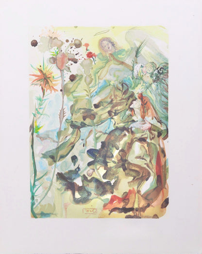 Salvador Dali, Paradies Xxv (Michler/Lpsinger 1039-1138; Field 189-200), Die Gttliche Komdie,