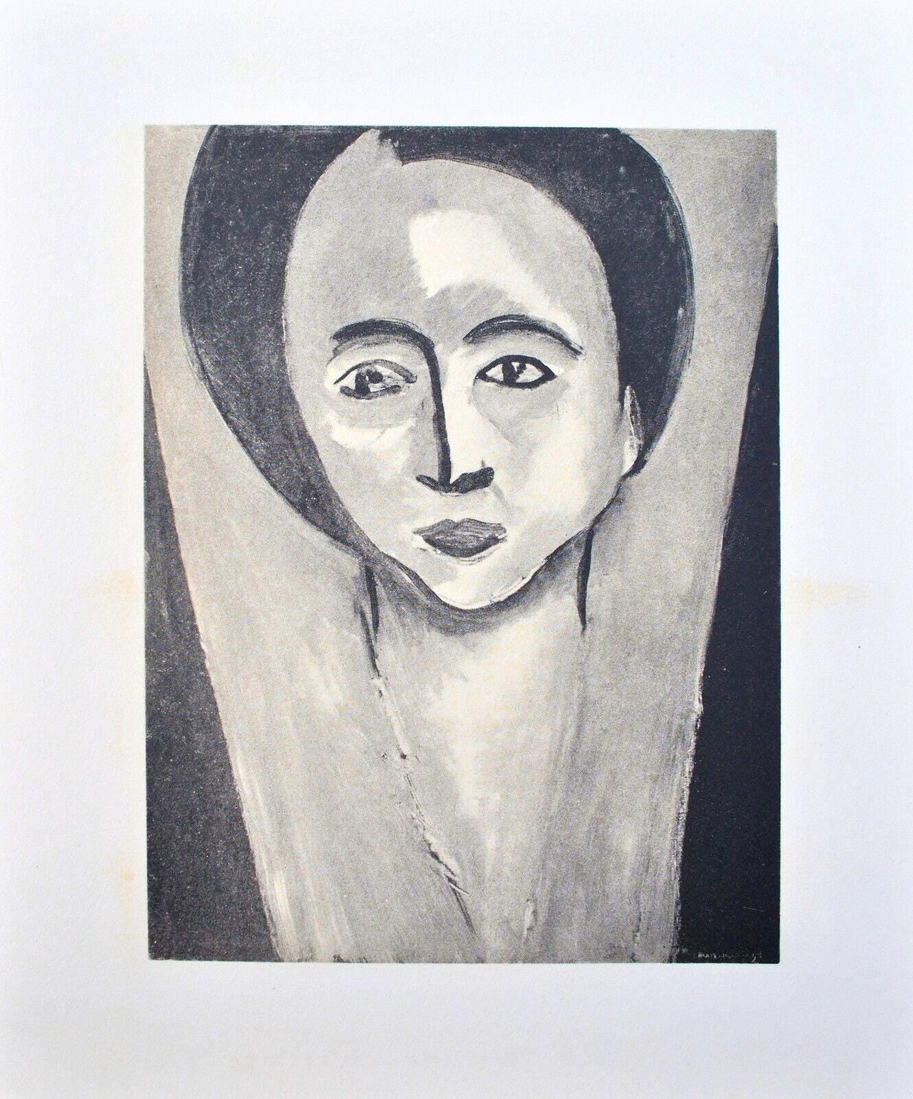 Henri Matisse, Madame Sarah Stein, Portraits Par Henri Matisse, Hliogravure