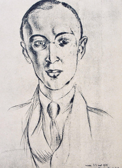 Henri Matisse, Serge Prokofieff, Portraits Par Henri Matisse, Hliogravure