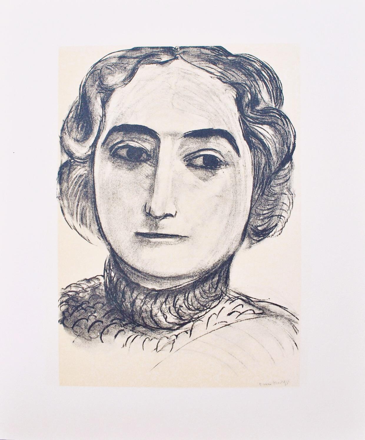 Henri Matisse, Mademoiselle Claribel Cone, Portraits Par Henri Matisse, Hliogravure