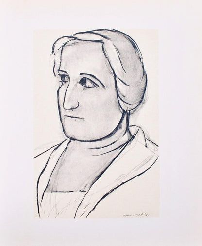 Henri Matisse, Mademoiselle Etta Cone, Portraits Par Henri Matisse, Hliogravure