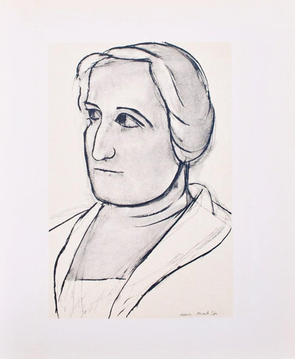 Henri Matisse, Mademoiselle Etta Cone, Portraits Par Henri Matisse, Hliogravure