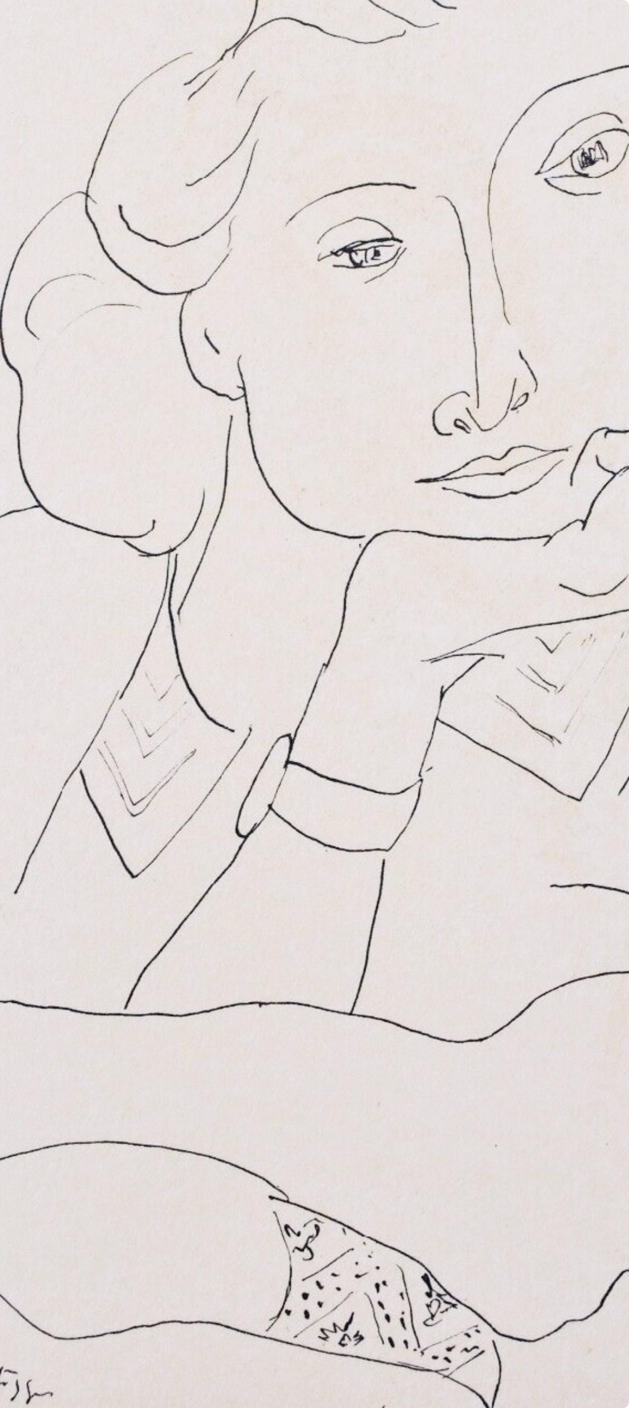 Henri Matisse, Madame L.D., Portraits Par Henri Matisse, Hliogravure