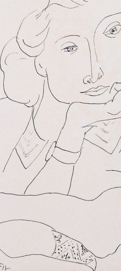 Henri Matisse, Madame L.D., Portraits Par Henri Matisse, Hliogravure