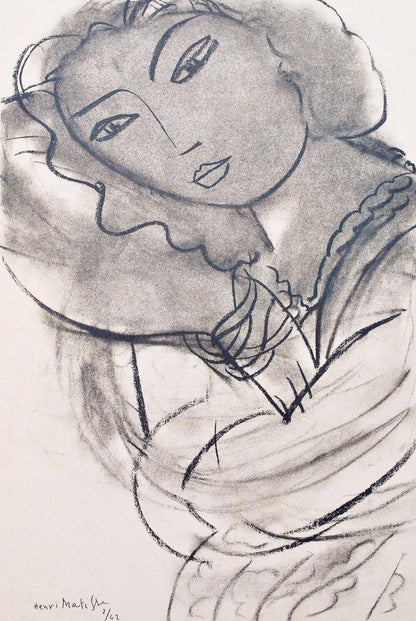 Henri Matisse, Mademoiselle M.A., Portraits Par Henri Matisse, Hliogravure