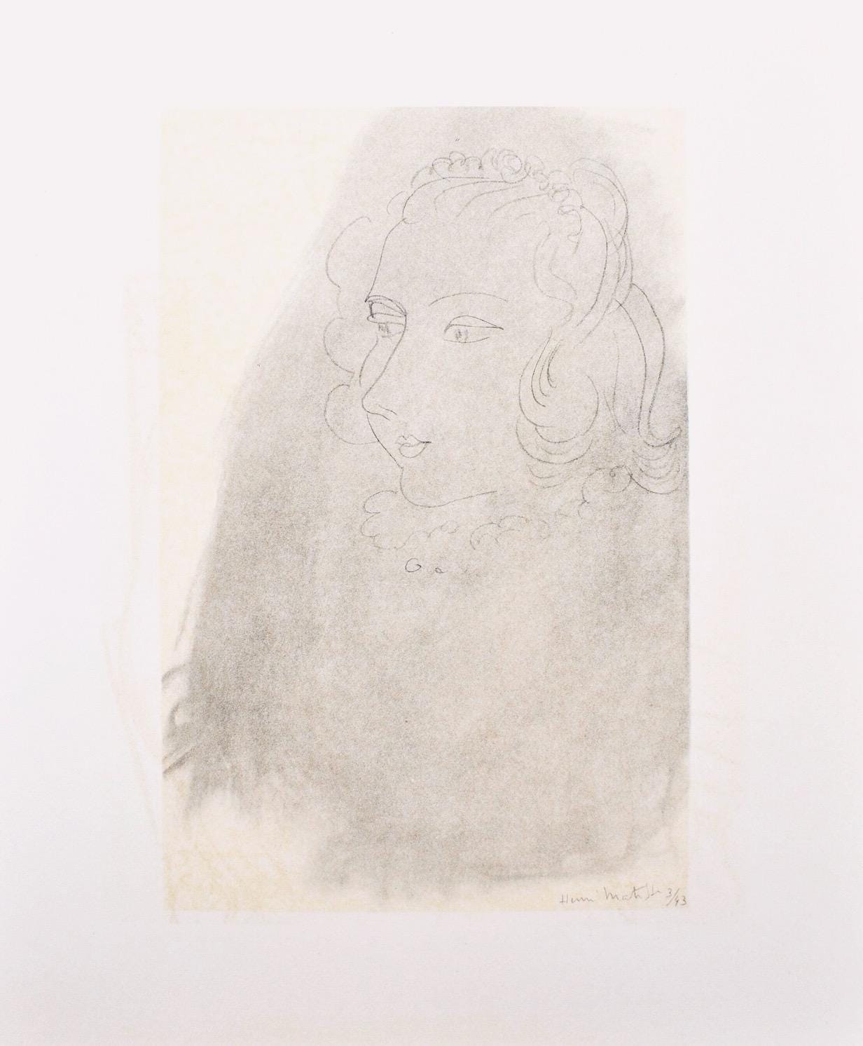 Henri Matisse, Princesse Hamide S., Portraits Par Henri Matisse, Hliogravure