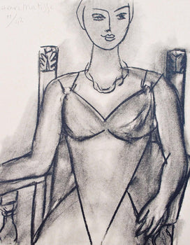 Henri Matisse, Mademoiselle M.A., Portraits Par Henri Matisse, Hliogravure