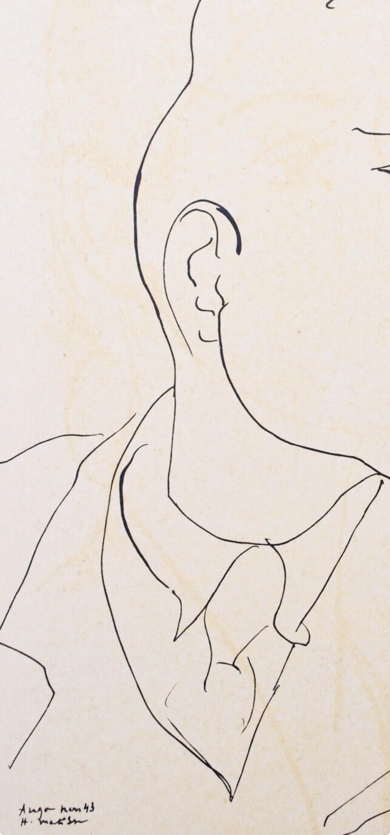 Henri Matisse, Louis Aragon, Portraits Par Henri Matisse, Hliogravure