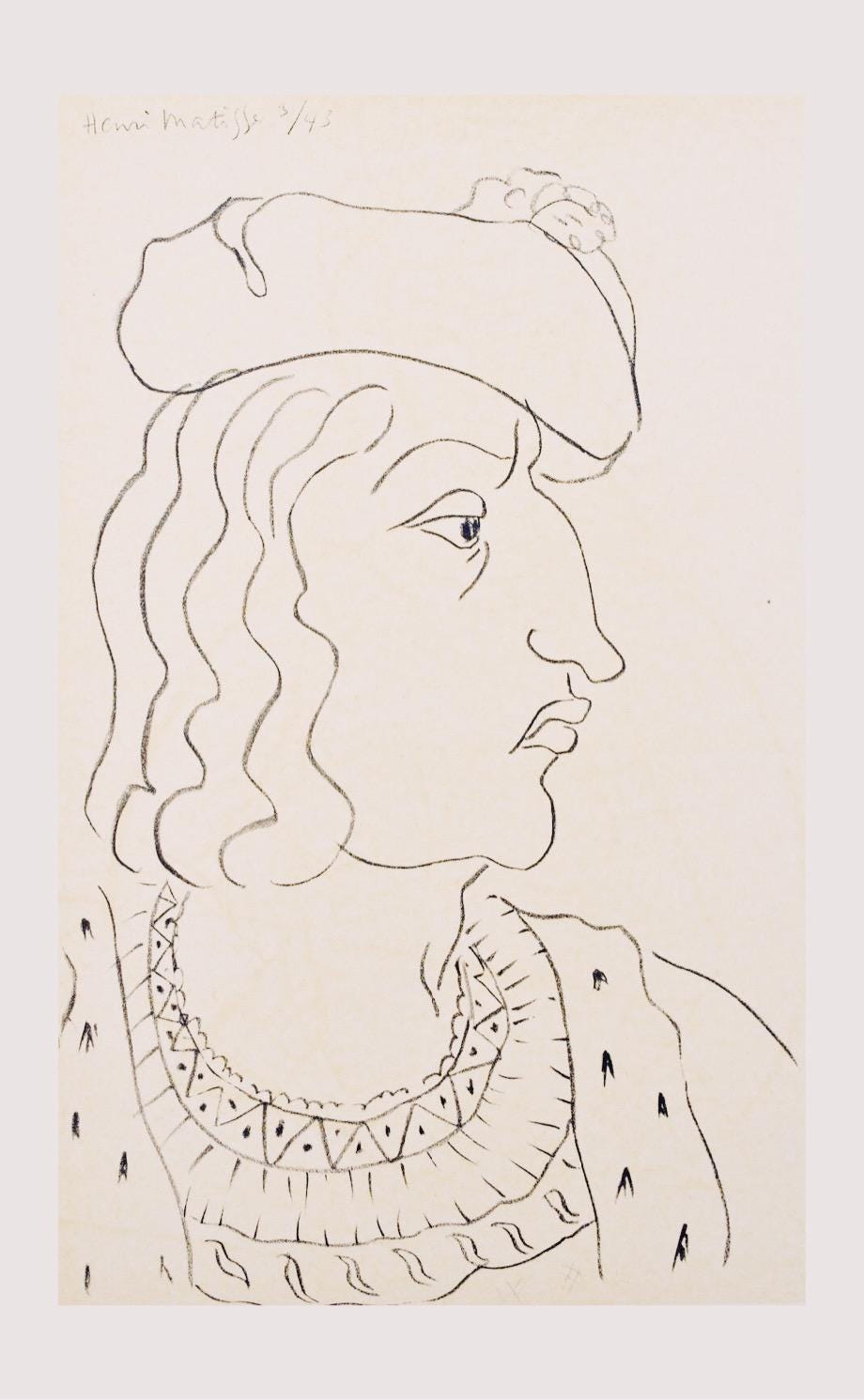 Henri Matisse, Charles D'Orlans, Portraits Par Henri Matisse, Hliogravure