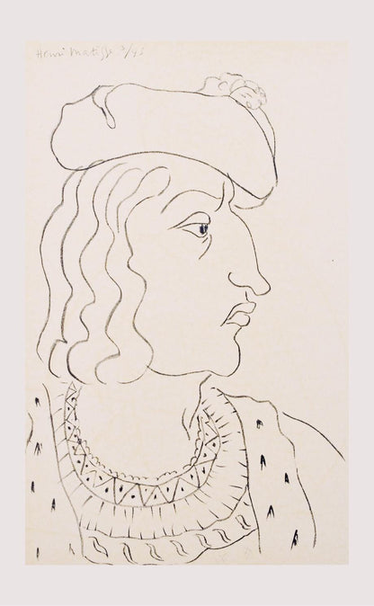 Henri Matisse, Charles D'Orlans, Portraits Par Henri Matisse, Hliogravure