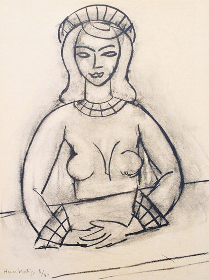 Henri Matisse, Mademoiselle A.Nelck, Portraits Par Henri Matisse, Hliogravure