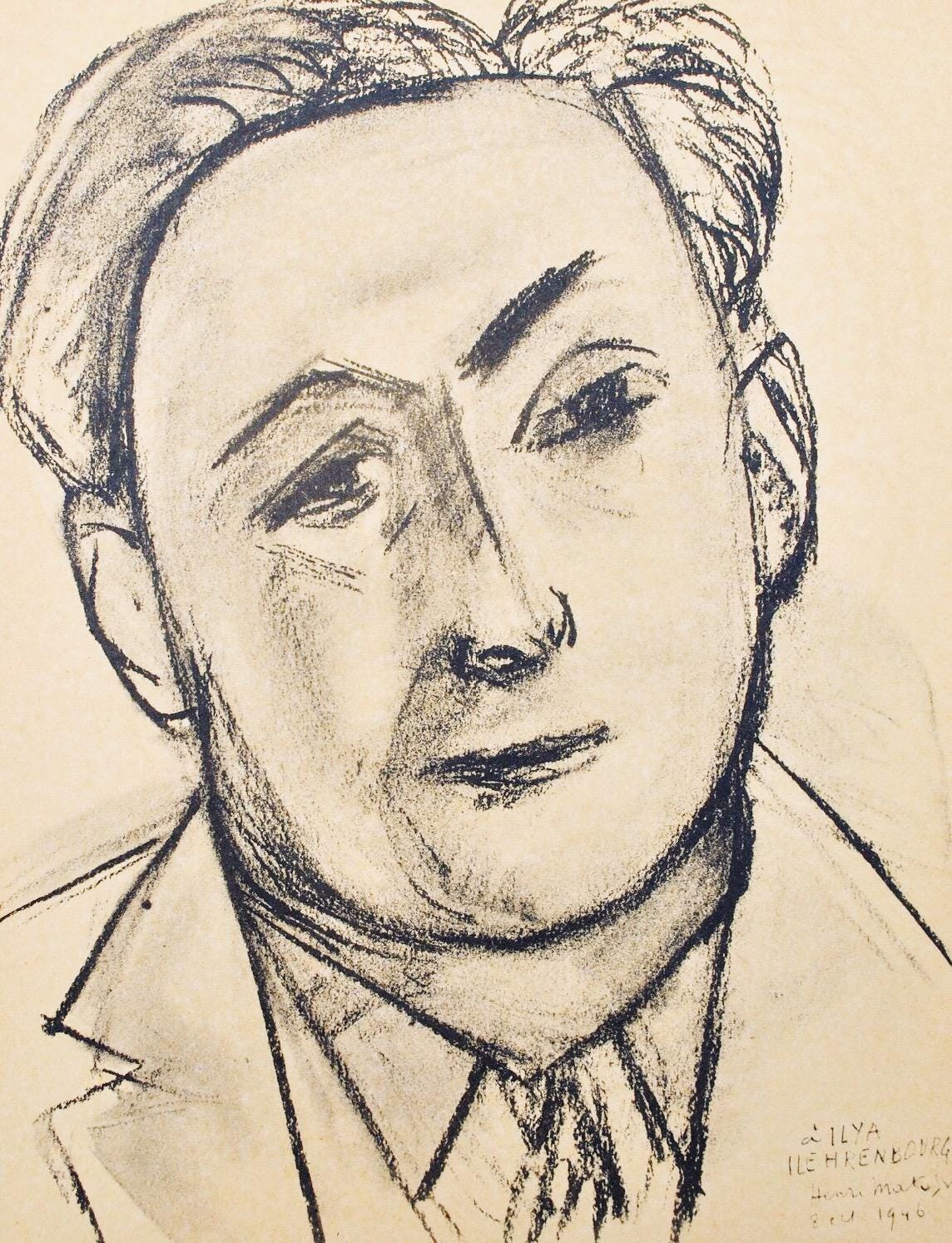 Henri Matisse, Ilya Ehrenbourg, Portraits Par Henri Matisse, Hliogravure