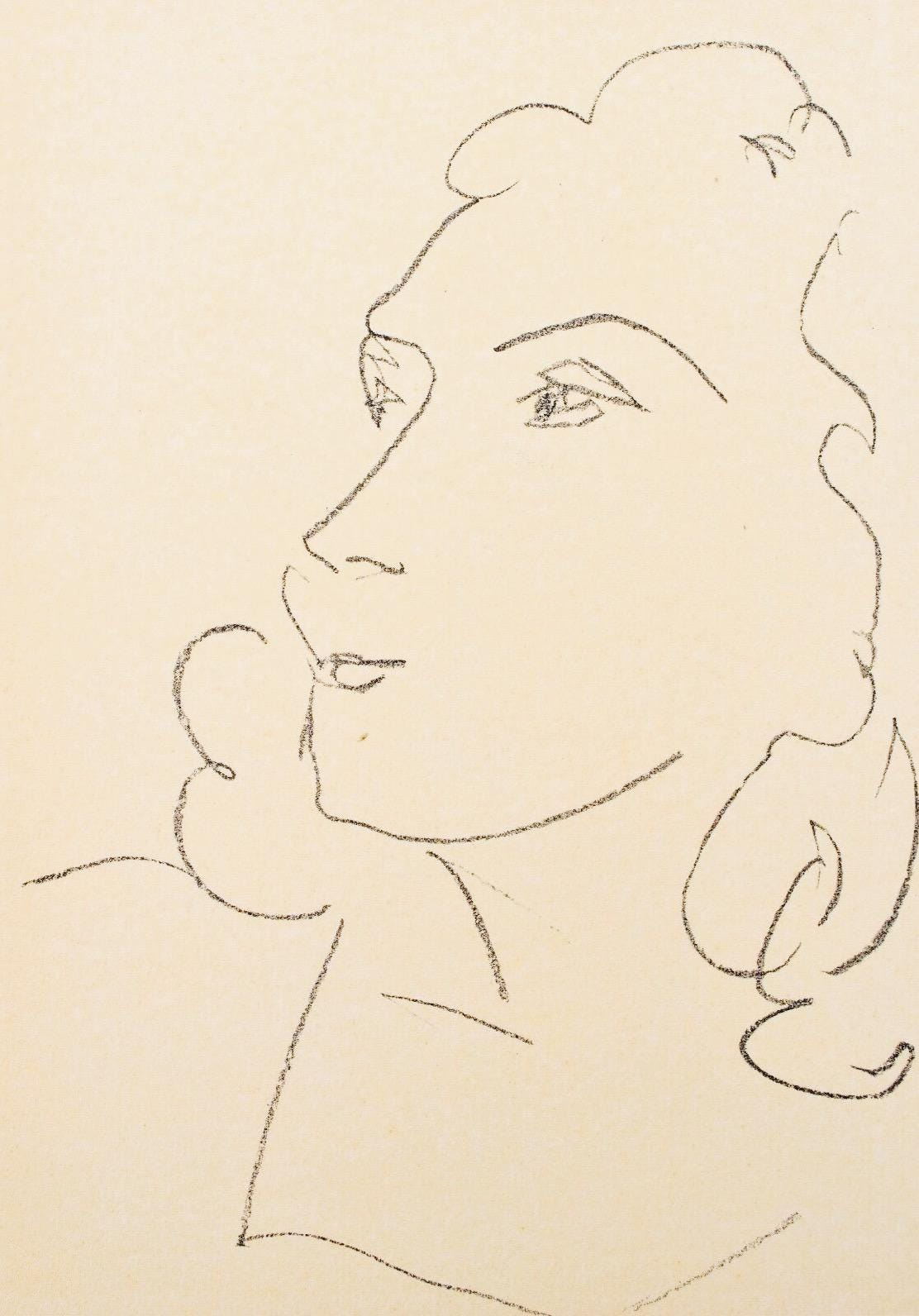 Henri Matisse, Madame Elsa Triolet, Portraits Par Henri Matisse, Hliogravure