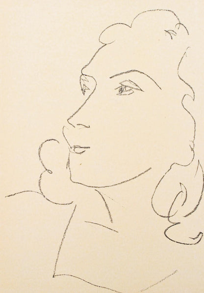 Henri Matisse, Madame Elsa Triolet, Portraits Par Henri Matisse, Hliogravure