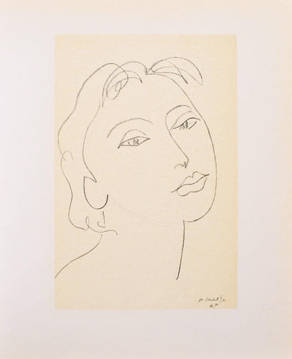 Henri Matisse, Mademoiselle D.A., Portraits Par Henri Matisse, Hliogravure