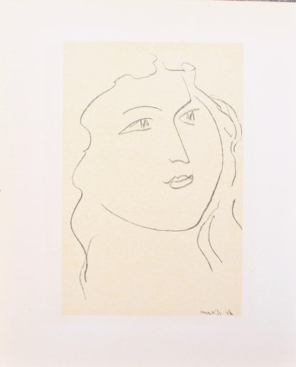 Henri Matisse, Madame Nadia Sednaoui, Portraits Par Henri Matisse, Hliogravure