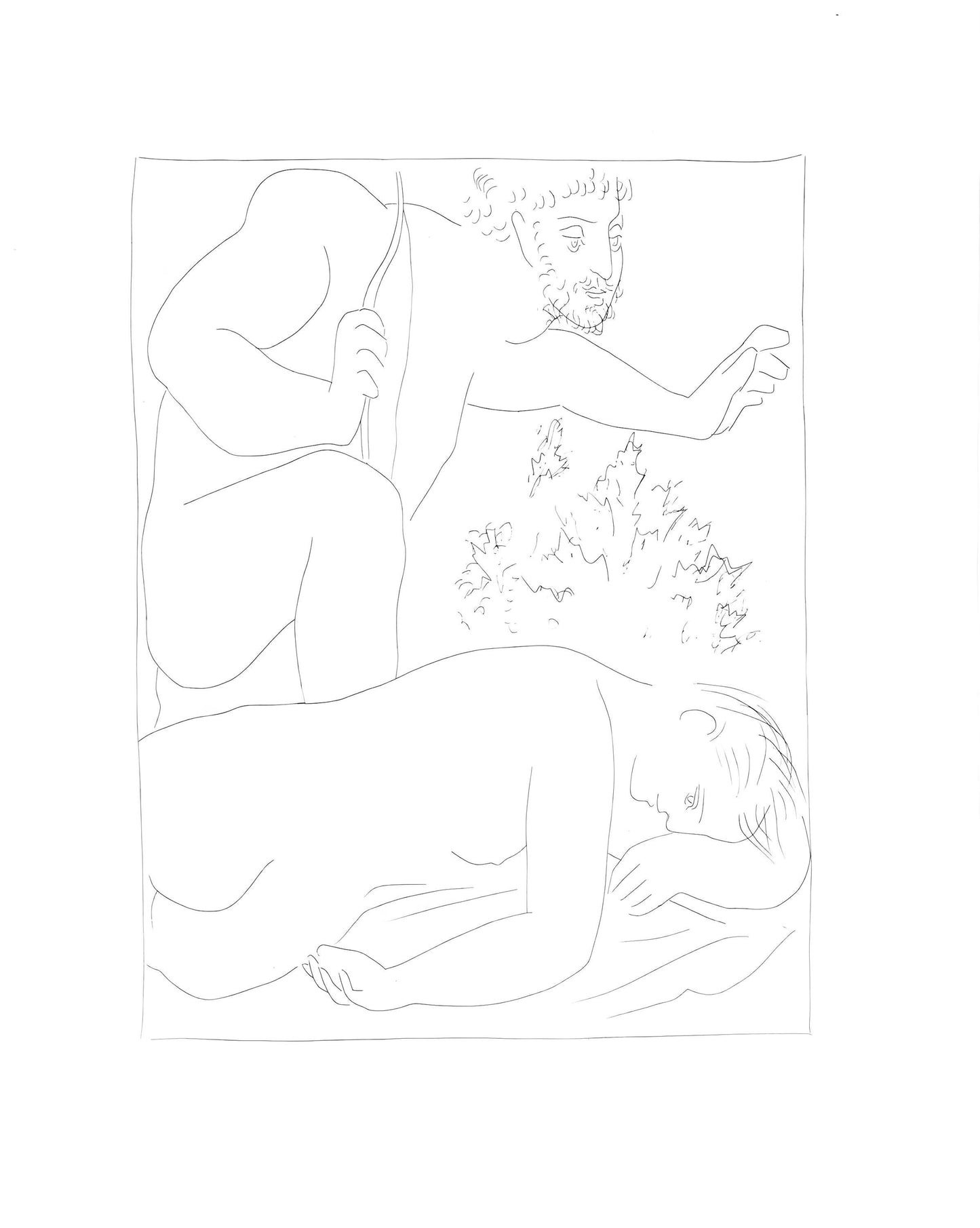 Pablo Picasso, Cphale Tue Par Mgarde Sa Femme Procris, Les Mtamorphoses, Lithograph