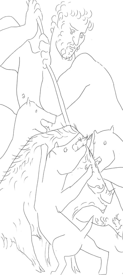 Pablo Picasso, Mlagre Tue Le Sanglier De Calydon, Les Mtamorphoses, Lithograph