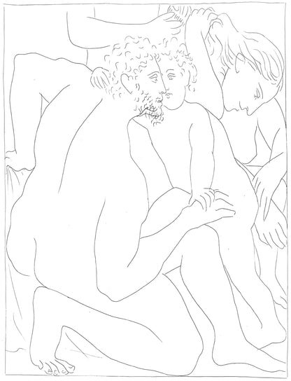 Pablo Picasso, Deucalion Et Pyrrha Crent Un Nouveau Genre Humain, Les Mtamorphoses, Lithograph