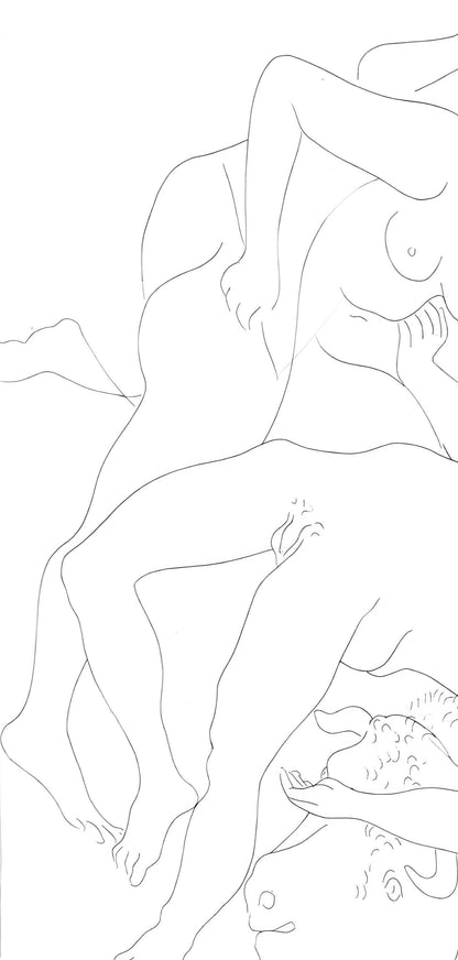 Pablo Picasso, Mort D'Orphe, Les Mtamorphoses, Lithograph