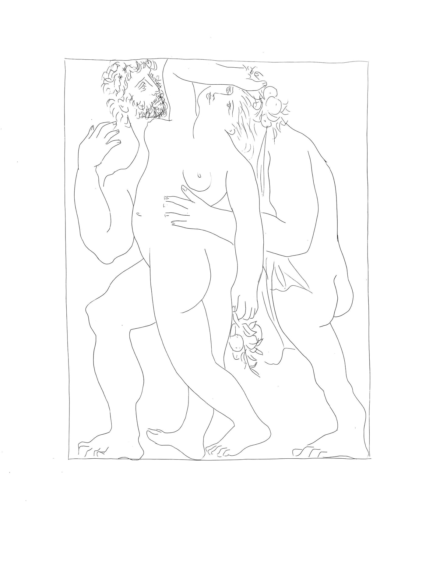 Pablo Picasso, Vertumne Poursuit Pomone De Son Amour, Les Mtamorphoses, Lithograph