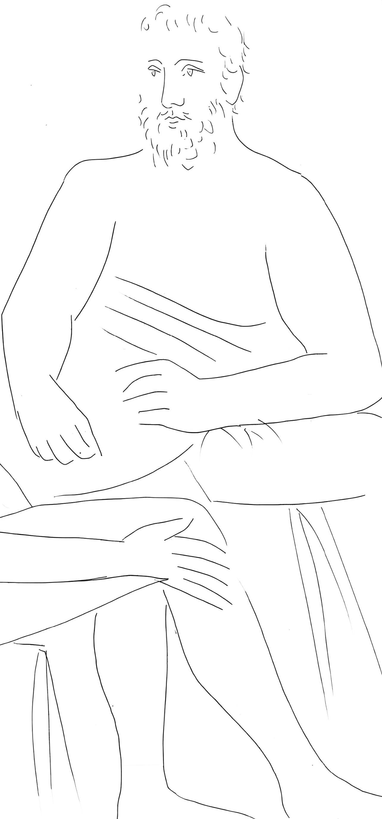 Pablo Picasso, Numa Suit Les Cours De Pythagore, Les Mtamorphoses, Lithograph