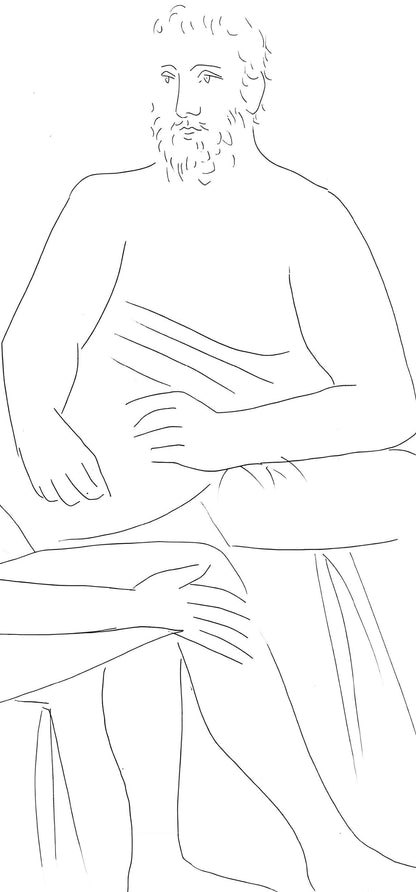 Pablo Picasso, Numa Suit Les Cours De Pythagore, Les Mtamorphoses, Lithograph