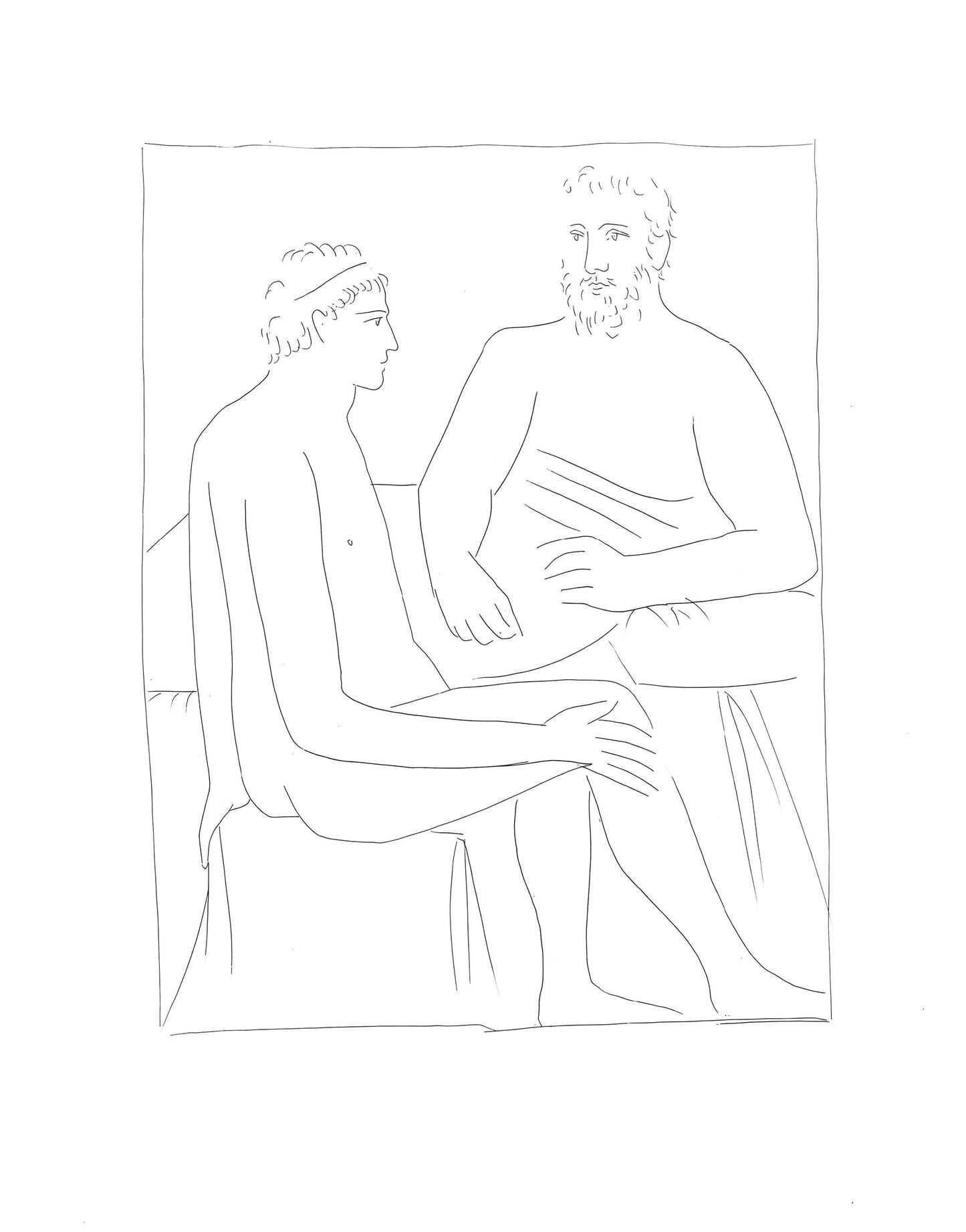 Pablo Picasso, Numa Suit Les Cours De Pythagore, Les Mtamorphoses, Lithograph