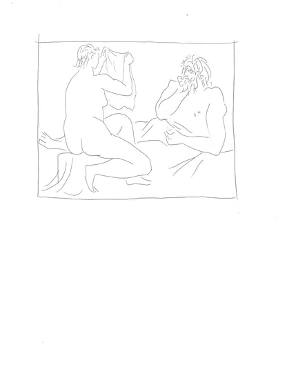 Pablo Picasso, Arachne Montrant Son Travail, Les Mtamorphoses, Lithograph