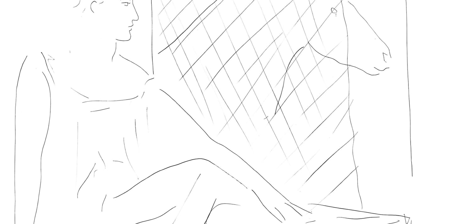 Pablo Picasso, Femme Assise Et Cheval, Les Mtamorphoses, Lithograph