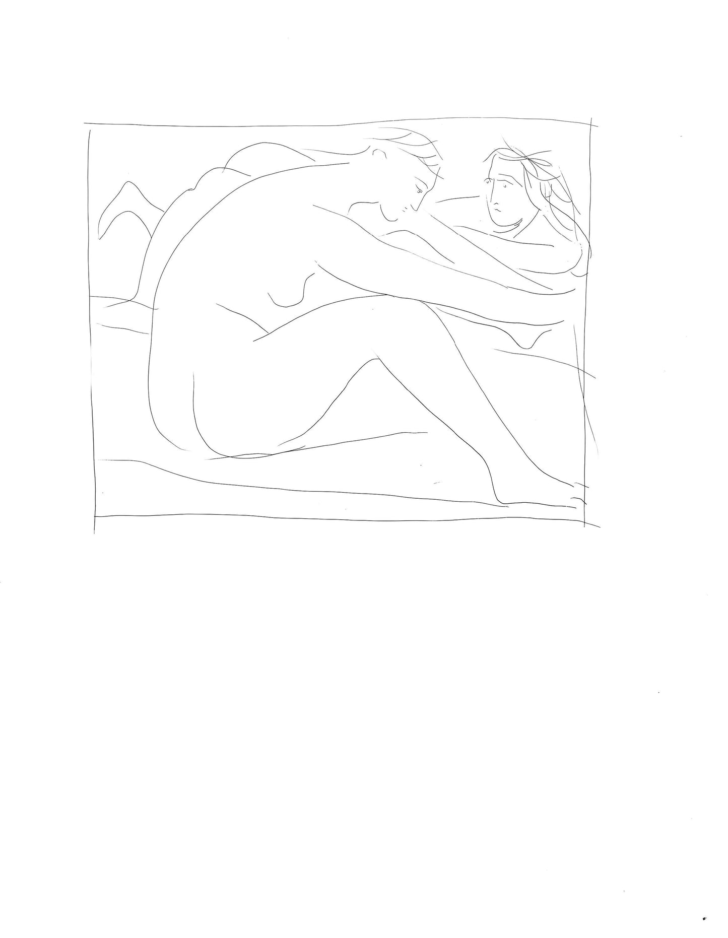 Pablo Picasso, Deux Femmes Nues, Les Mtamorphoses, Lithograph