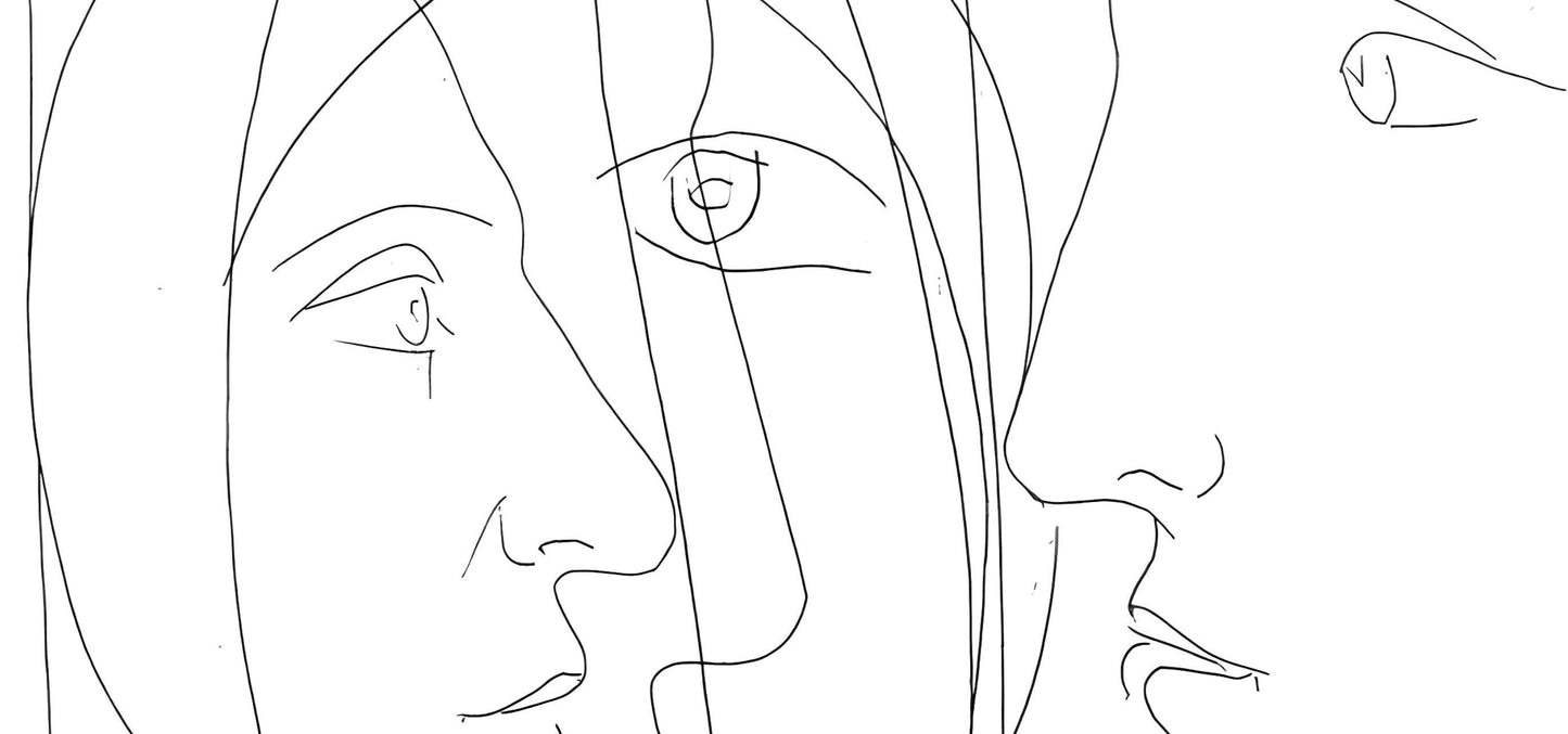 Pablo Picasso, Ttes, Les Mtamorphoses, Lithograph