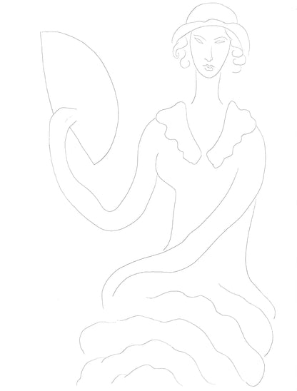 Henri Matisse, Ventail De Madame Mallarm, Posies De Stphane Mallarm, Lithograph