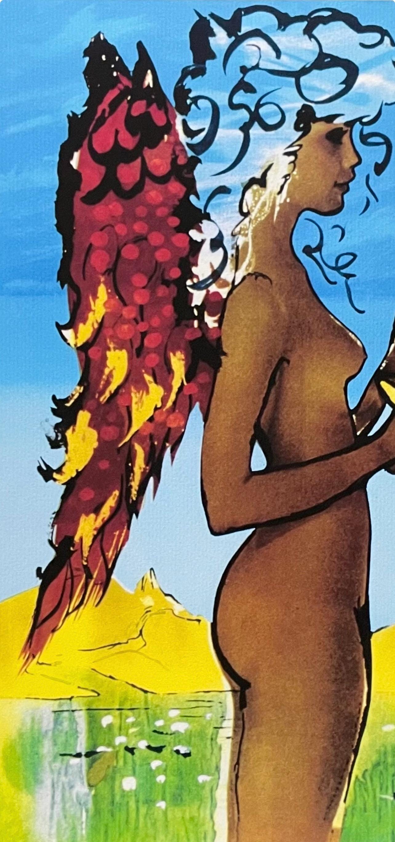 Salvador Dali, La Promesse De L'Amour, Signed, Archival Pigment Print