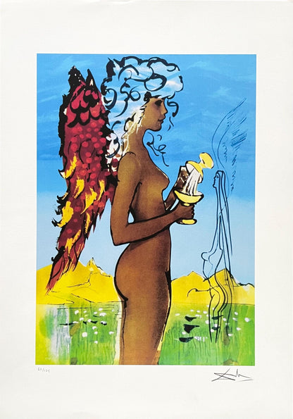 Salvador Dali, La Promesse De L'Amour, Signed, Archival Pigment Print