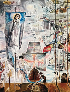 Salvador Dali, La Dcouverte De L'Amrique Par Christophe Colomb, Fac-Smile Signed, Archival Pigment