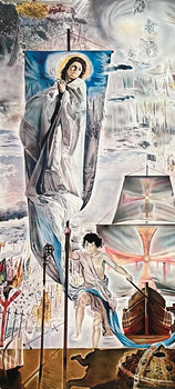 Salvador Dali, La Dcouverte De L'Amrique Par Christophe Colomb, Fac-Smile Signed, Archival Pigment
