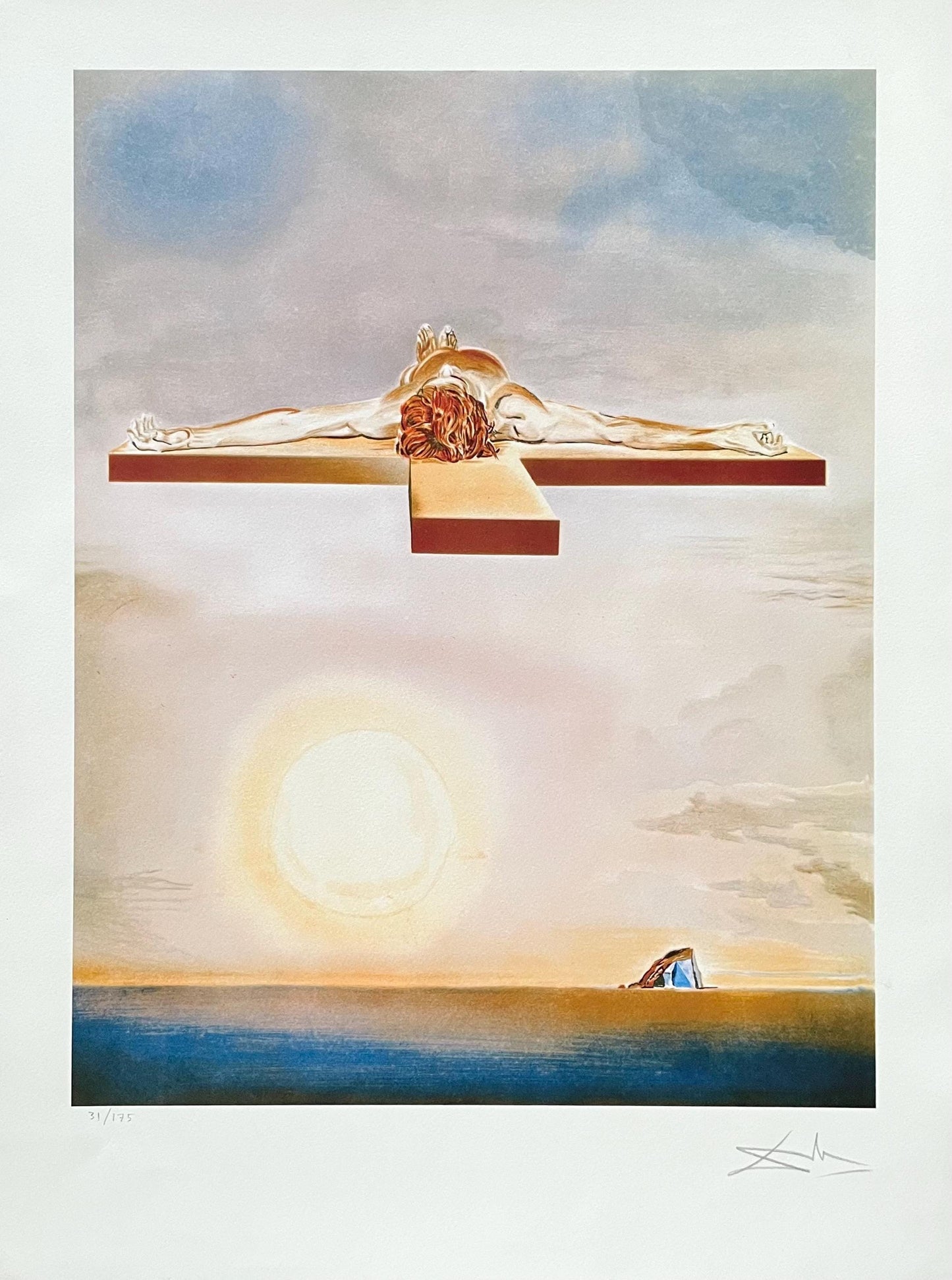 Salvador Dali, Le Christ De Gala, Fac-Smile Signed, Archival Pigment Print