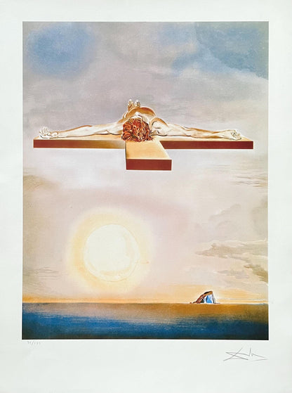 Salvador Dali, Le Christ De Gala, Fac-Smile Signed, Archival Pigment Print