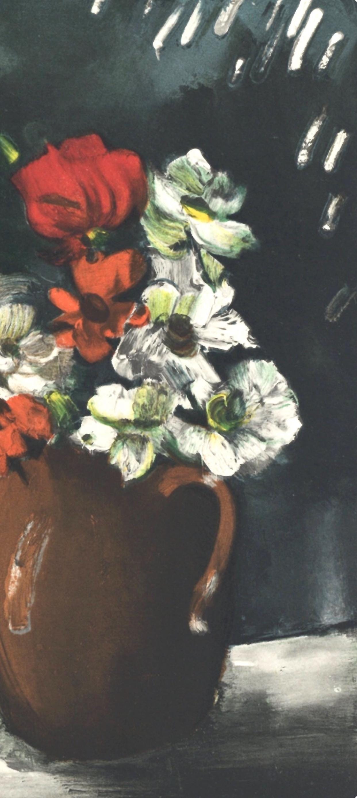 Maurice De Vlaminck, Les Anmones, Vlaminck, Signed, Lithograph