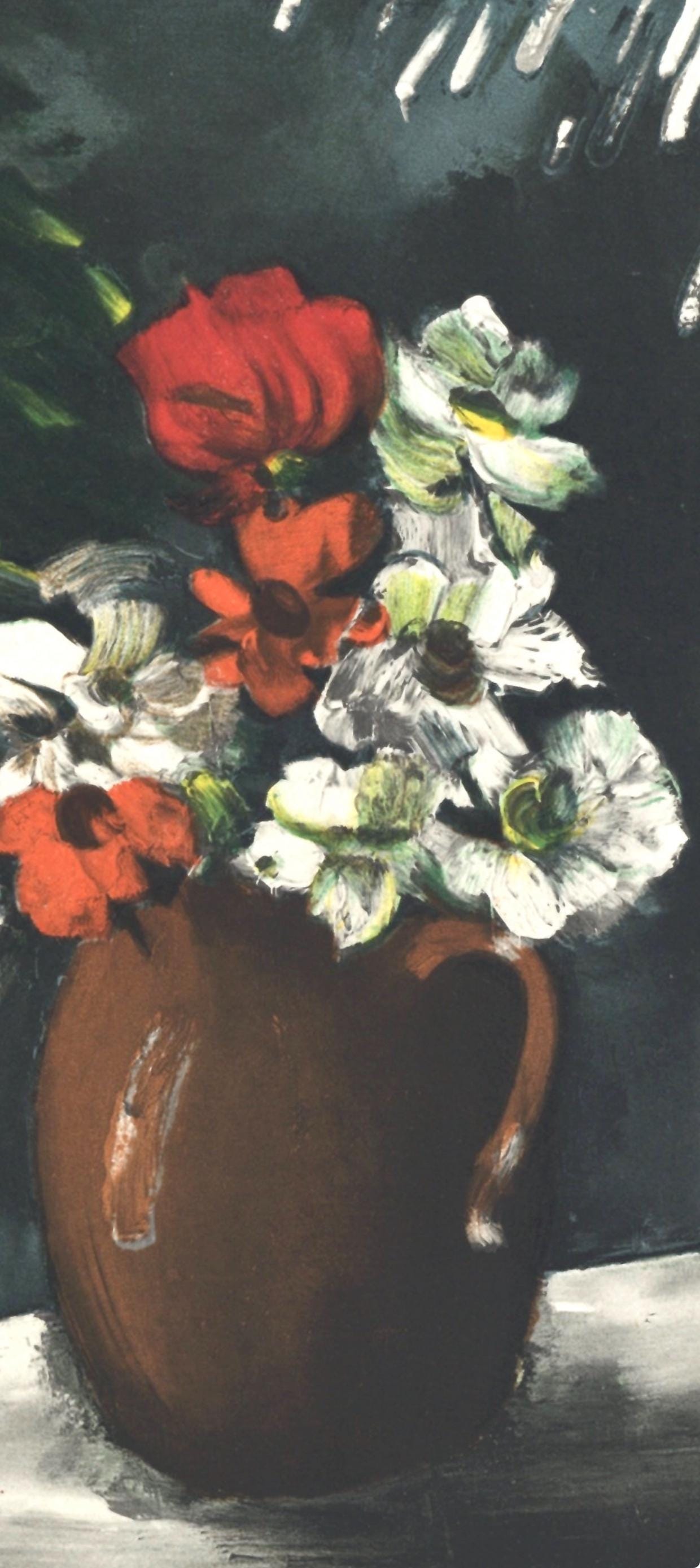 Maurice De Vlaminck, Les Anmones, Vlaminck, Signed, Lithograph