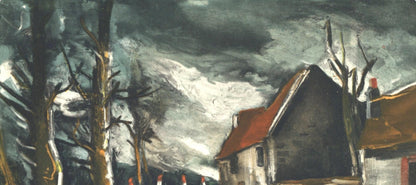 Maurice De Vlaminck, La Route De Longny, Vlaminck, Signed, Lithograph