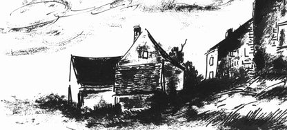 Maurice De Vlaminck, La Potinire Rueil (Walterskirchen 275), Vlaminck, Signed, Lithograph