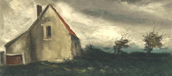 Maurice De Vlaminck, La Maison Dans La Plaine, Vlaminck, Signed, Lithograph